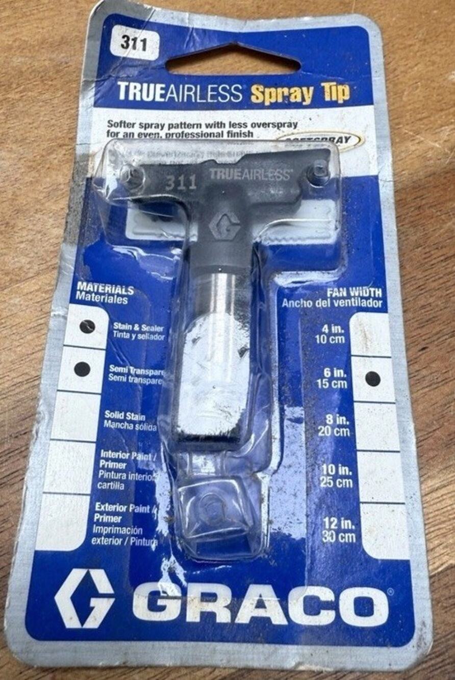 Graco TrueAirless 311 Paint Sprayer Tip